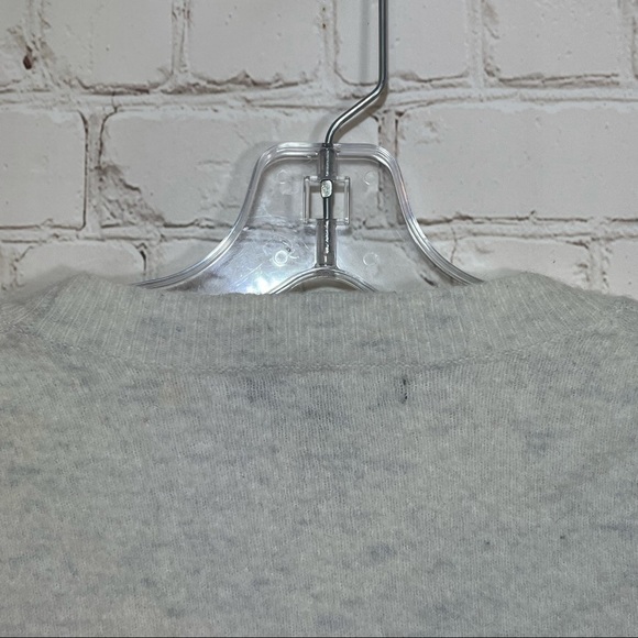 Banana Republic Sweater Womens Small Wool V Neck Long Sleeve Speckled - Picture 7 of 8